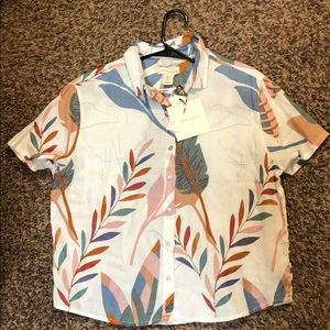 Linen button up shirt